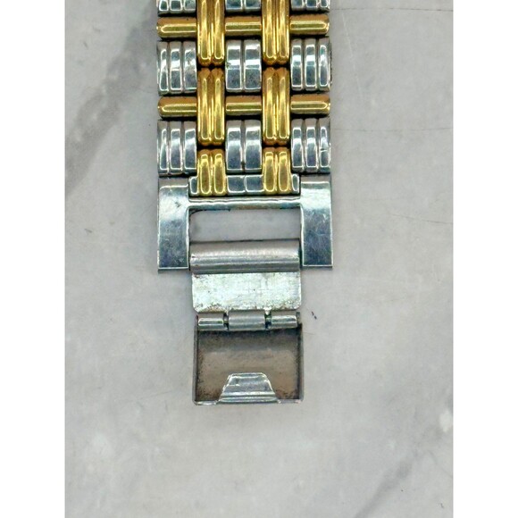 Vintage 1986 Men's Citizen Black Dial Lattice Hobnail Calendar Watch 5510-H01083 - Picture 8 of 13